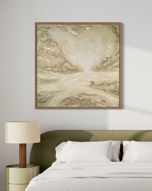 Foggy Morning - Canvas Print